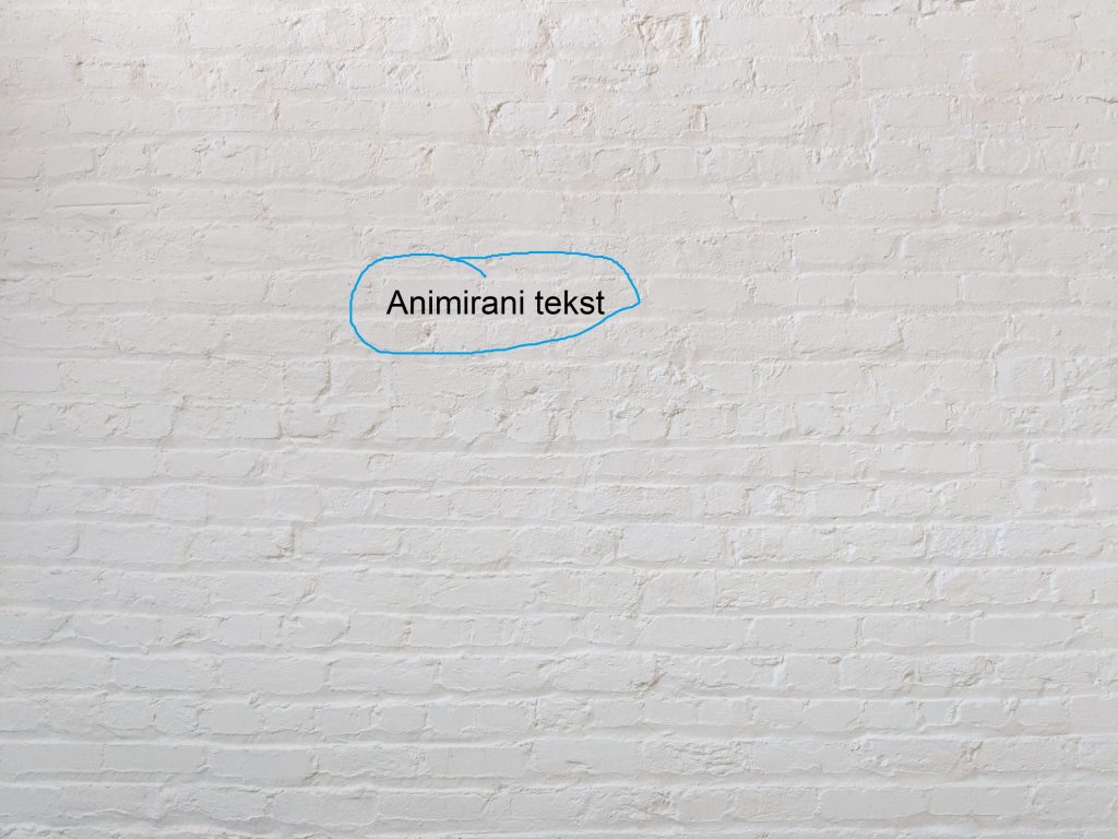 Testo animato